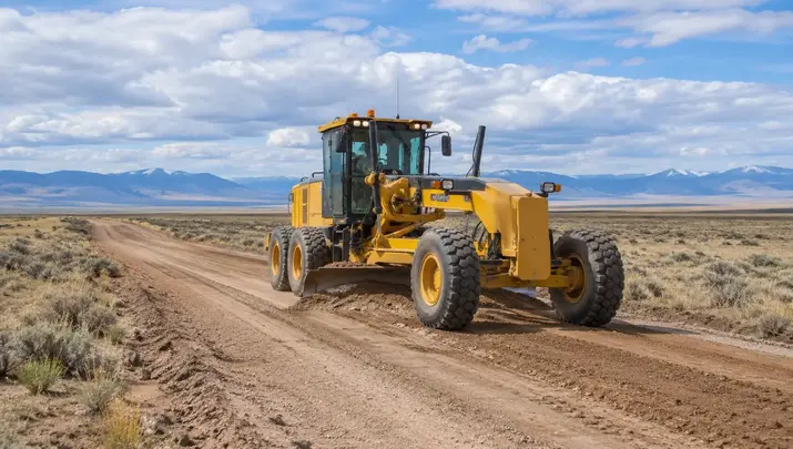Rural driveway and private road grading project providing access to acreage in Costilla County Colorado