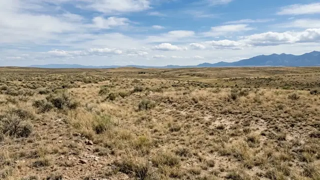 Undeveloped Costilla County acreage with a rough access track and an open potential homesite awaiting evaluation and preparation