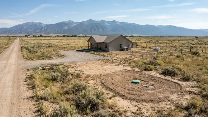 Rural Costilla County home and undeveloped homesite being planned for an onsite wastewater system