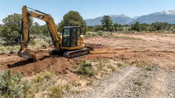 Rural Costilla County homesite area being planned for clearing and future construction access